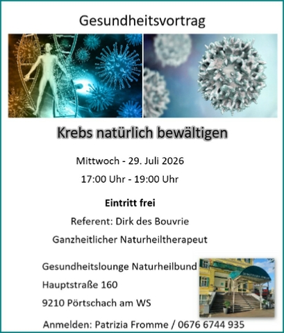 Erfahren Sie mehr über wie Krebs natürlich zu bewältigen ist!
